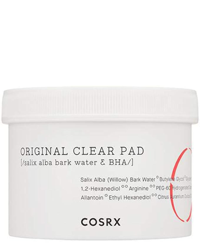 COSRX BHA Toner Pads, 70 Sheets, Exfoliating Pads for Dead Skin & Blackheads, Minimize Pores, Pre... | Amazon (US)