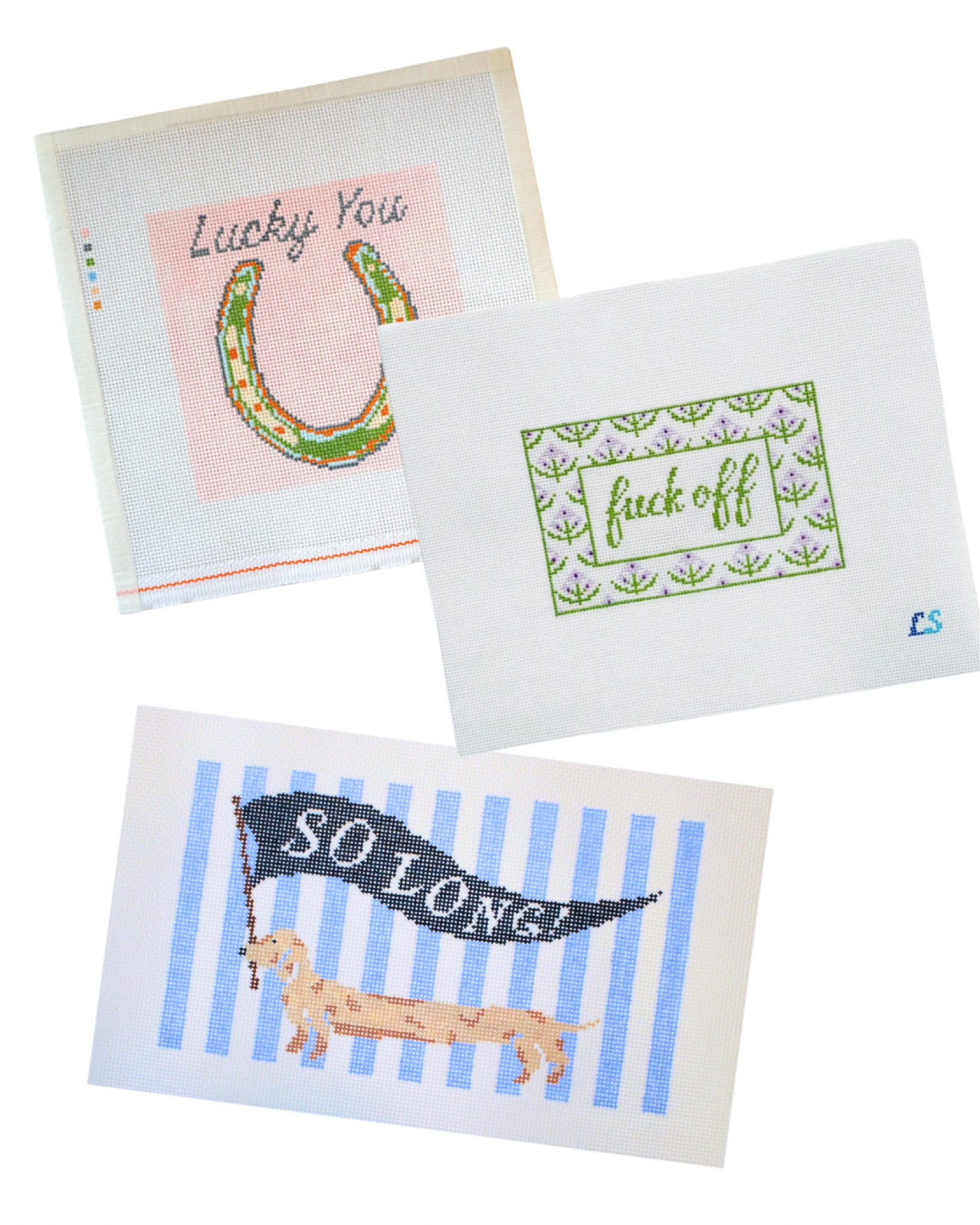 Needlepoint canvas ideas from small businesses on Etsy!! 