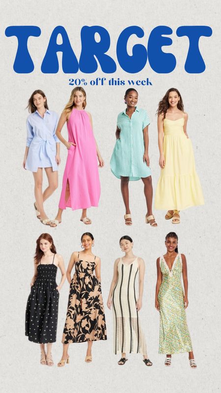 20% off target dresses this week! 

Spring dress
Summer dress
Vacation dress
Maxi dress
Shirt dress


#LTKFindsUnder50 #LTKSaleAlert #LTKStyleTip