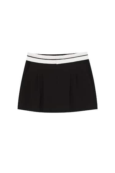 DARTED MINI SKIRT | PULL and BEAR UK