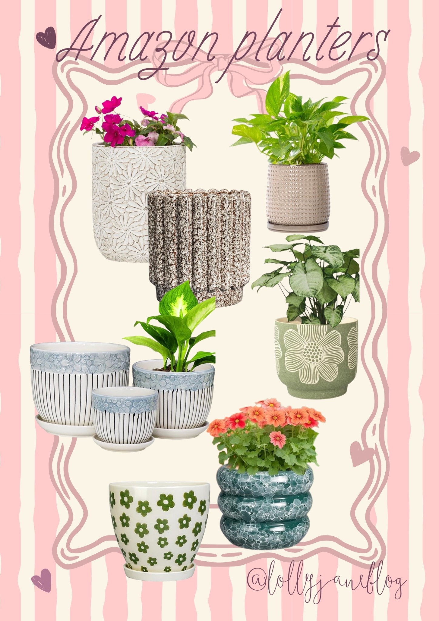 Amazon planter finds! 💐🪴💕🙌🏼

#LTKValentine #LTKHome #LTKSeasonal