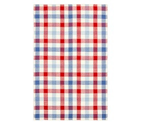 Caleb Gingham Rug | Pottery Barn Kids