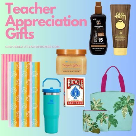 I love gifting things our teachers can use over the summer! Tuck a gift card in the pocket of the beach tote and fill it with these inexpensive goodies and you’re good to go!
#teacherappreciation #teachergifts #teacherappreciationgiftd #teachergiftideas 


#LTKSeasonal #LTKGiftGuide