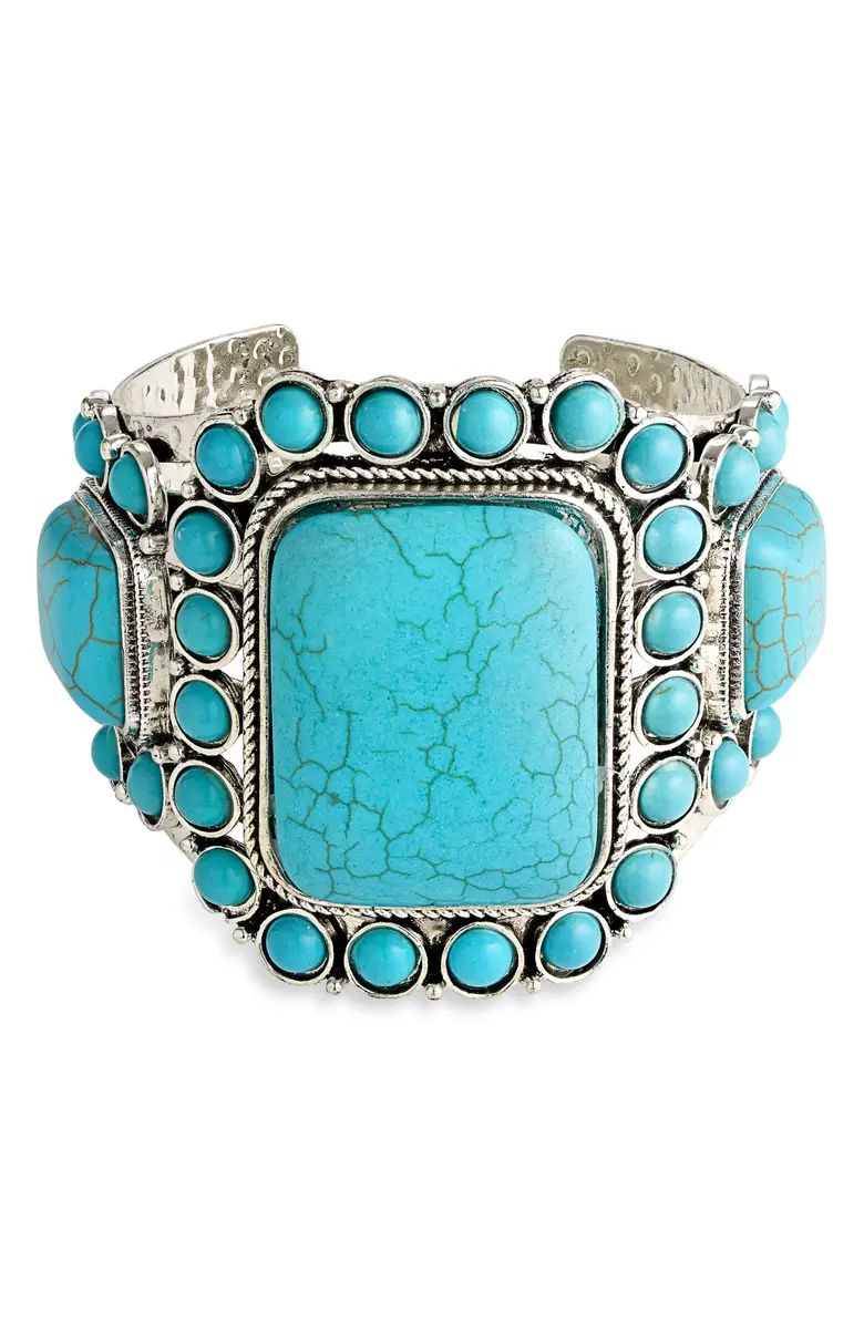 Tasha Turquoise Resin Cuff Bracelet | Nordstromrack | Nordstrom Rack