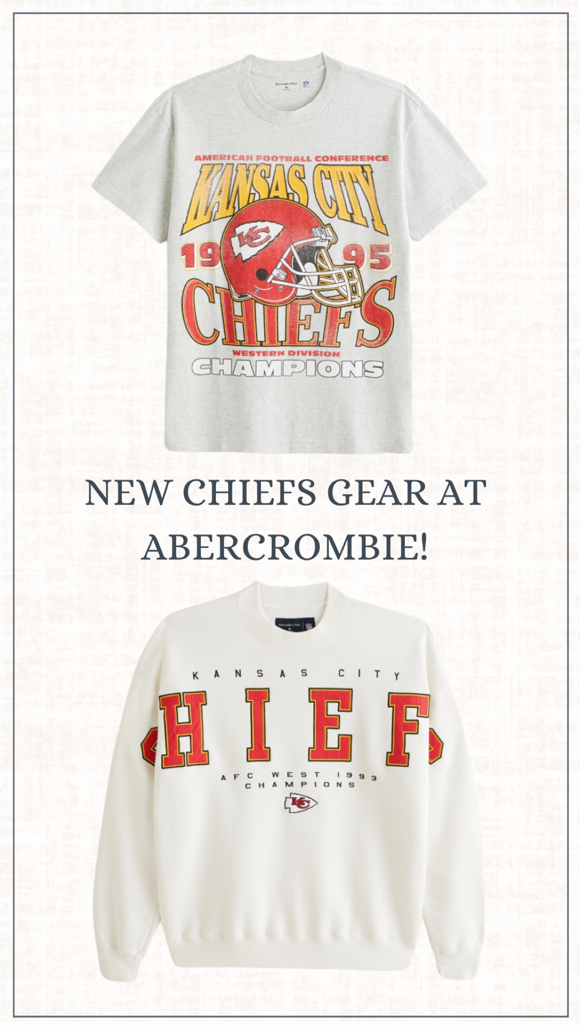 New chiefs gear at Abercrombie!!! 


Kansas City
Kc chiefs
Kansas City chiefs
Chiefs
Football 

#LTKmens #LTKstyletip #LTKCyberWeek