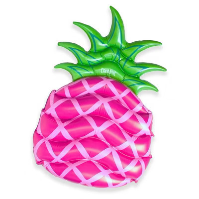 CocoNut Outdoor Inflatable Lounge Pool Float - Sweet Pink Pineapple | Target