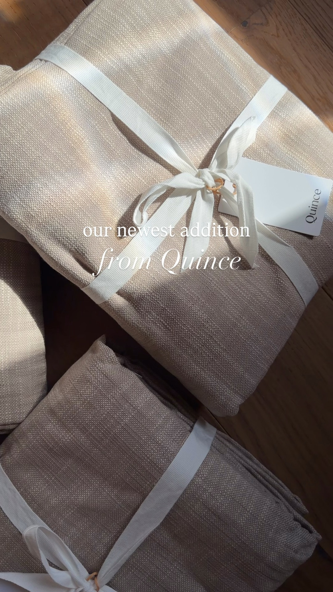 Our newest addition from @Quince ✨ We’re slowly making this house a home and these curtains were a must!! We needed LOTS of curtains for our living room because we have so, sooo many windows. We chose the room darkening so we could still have some natural light when fully closed AND so we could have enough privacy. Quince also has light filtering and blackout curtains! #quincepartner #liketkit

#LTKmorningroutine #LTKSaleAlert #LTKHome