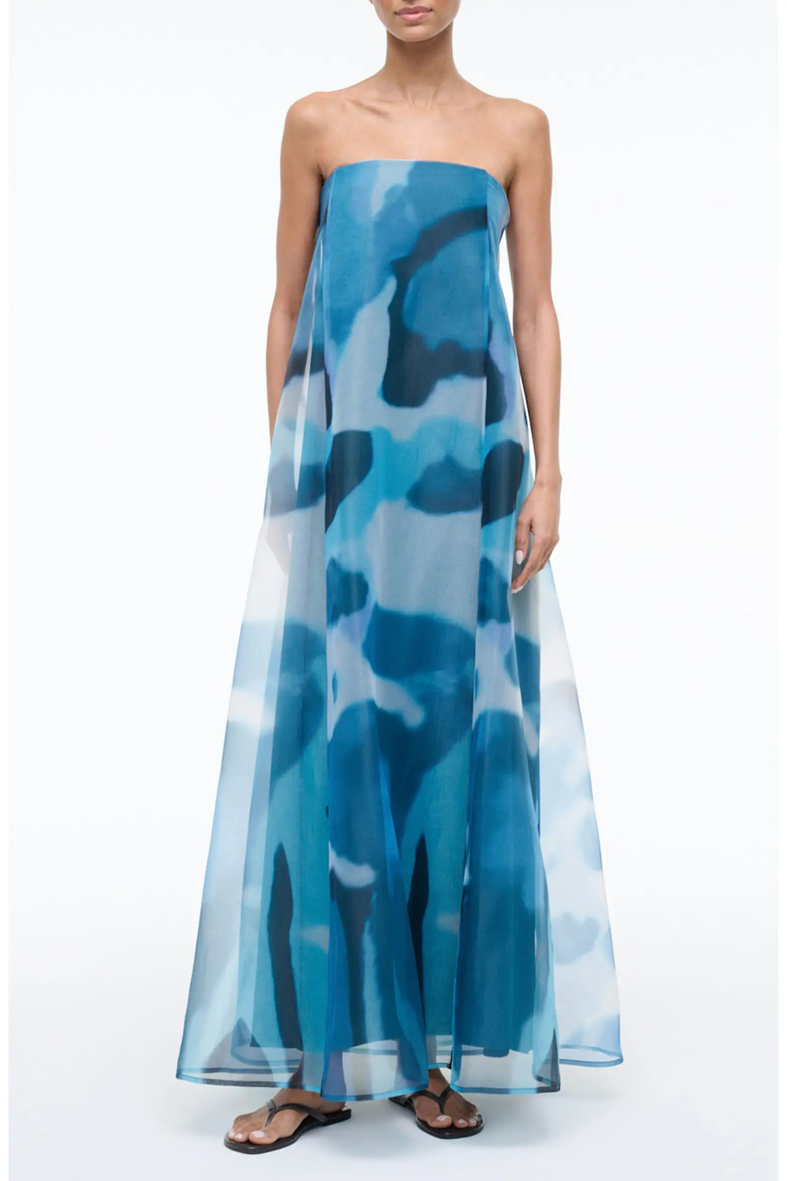 Allyson Abstract Print Strapless Dress (Women) | Nordstrom | Nordstrom