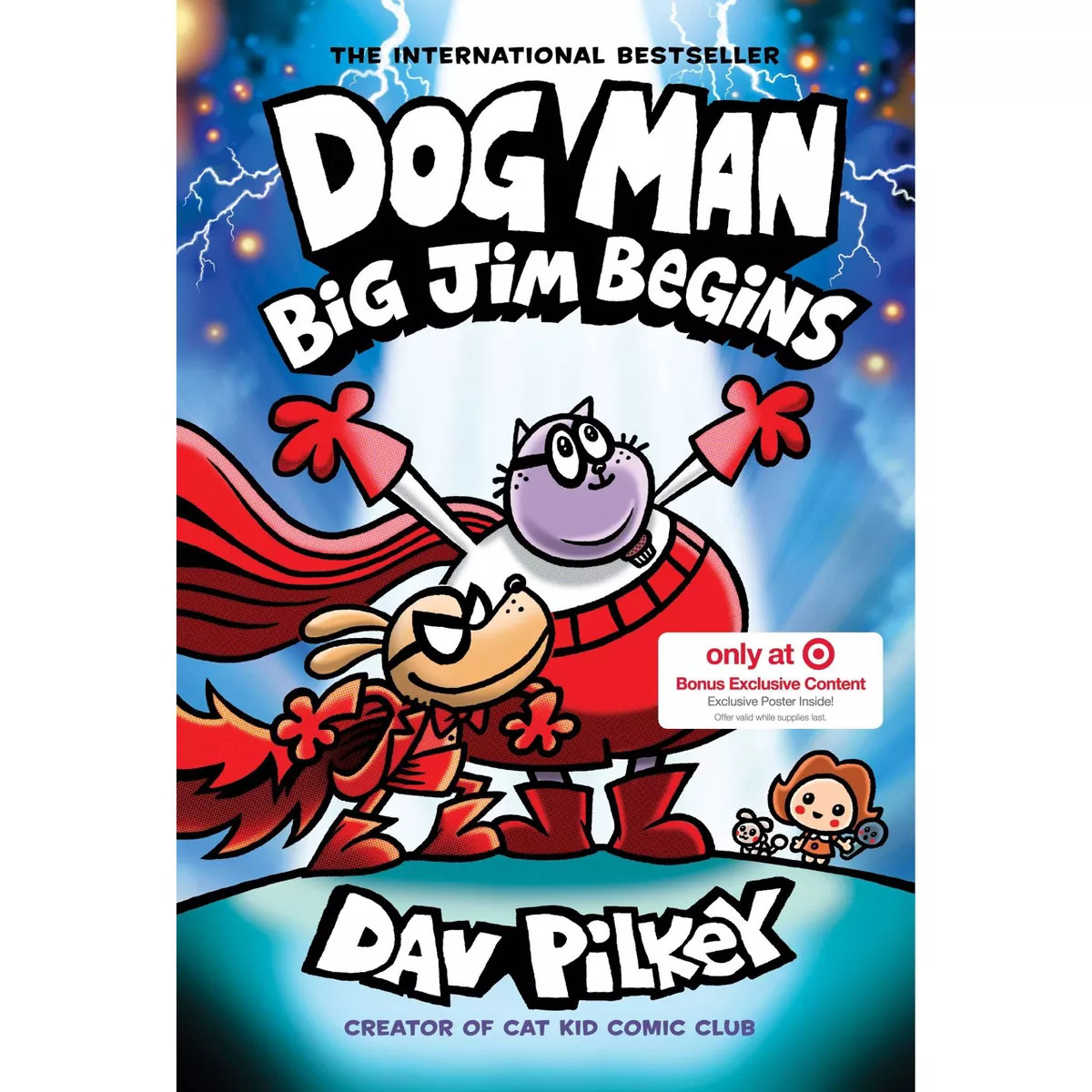 Dog Man: Big Jim Begins (Dog Man #13) - Target Exclusive Edition - by Dav Pilkey (Hardcover) | Target