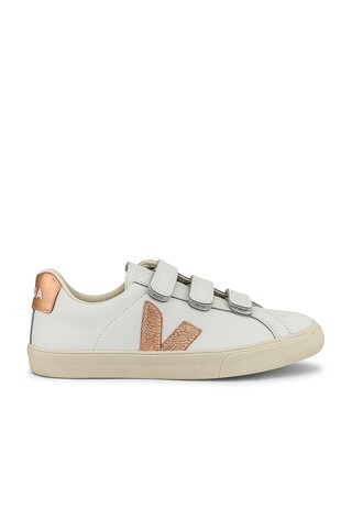 Veja 3-Lock Logo Sneaker in Extra White from Revolve.com | Revolve Clothing (Global)