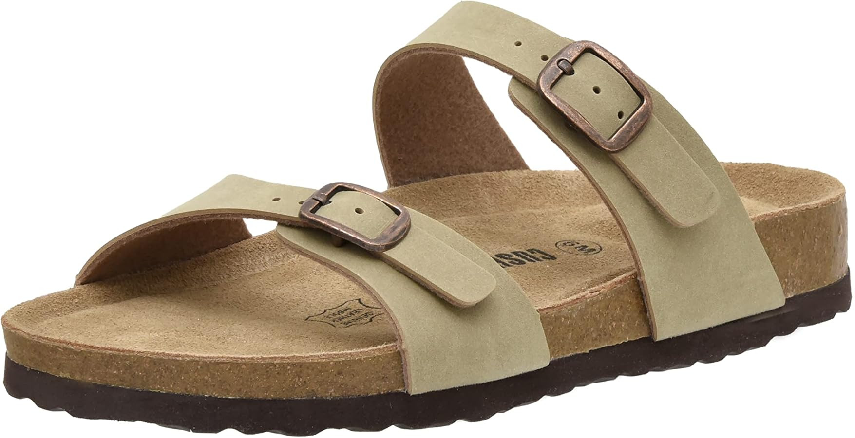 CUSHIONAIRE Women's Liam Cork footbed Sandal with +Comfort | Amazon (US)