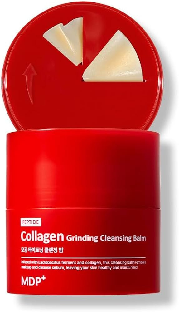 MDP RED LACTO COLLAGEN GRINDING CLEANSING BALM, Pore Cleansing, Hydrating, 1.69 oz/50ml, Pore Car... | Amazon (US)