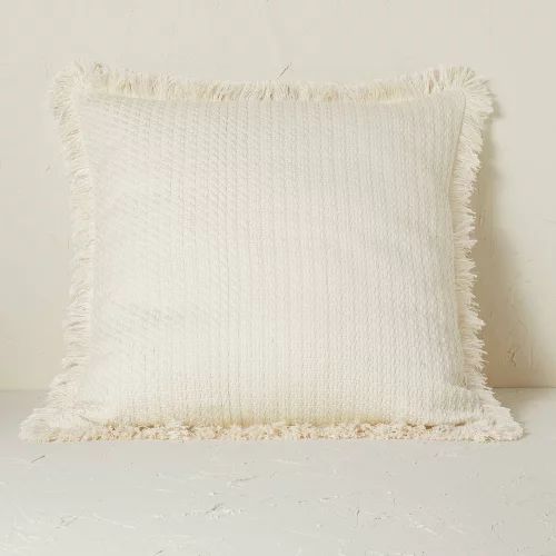 Euro Boucle Fringe Decorative Throw Pillow Off-White - Opalhouse™ designed with Jungalow™ | Target