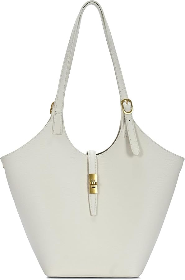 Miztique Isabelle 2 in 1 Scoop Neck Tote - Vegan Leather Handbag for Women Adjustable Shoulder St... | Amazon (US)