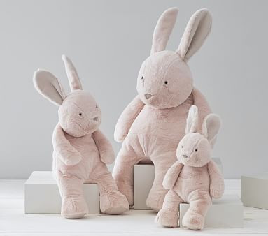 Blush Bunny Critter Plush | Pottery Barn Kids
