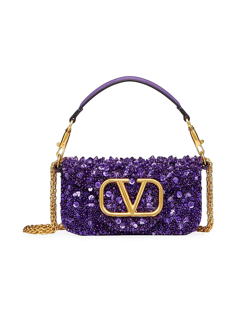 Small Locò Shoulder Bag With 3D Embroidery | Saks Fifth Avenue
