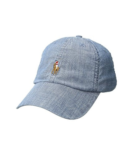 POLO RALPH LAUREN Cotton Chino Ball Cap Chambray One Size | Amazon (US)