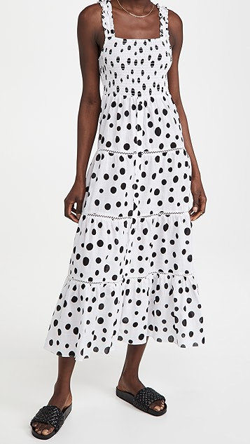 White Polka Maxi Dress | Shopbop