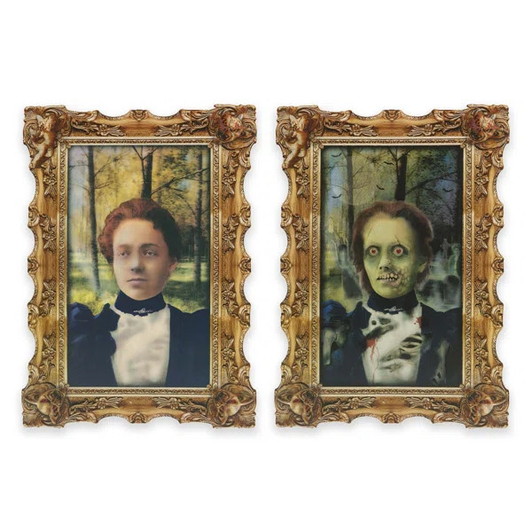 Halloween Scary Ghoul Lenticular Portrait | Wayfair North America