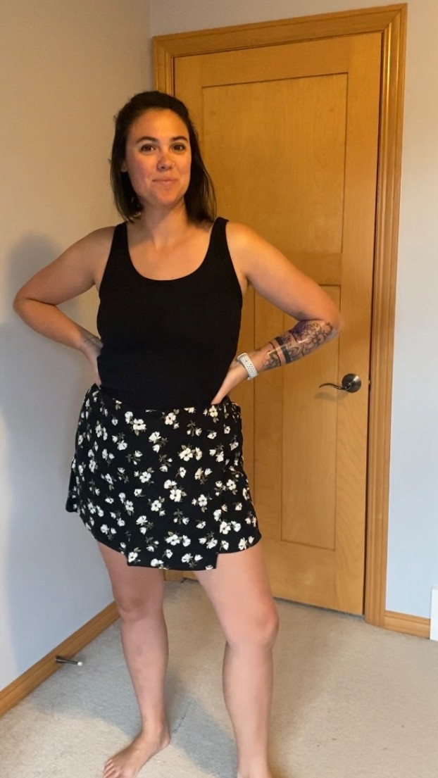 Women’s summer outfit from old navy. 
Tank (large)
Skort (large)

#LTKMidsize #LTKFindsUnder50 #LTKSeasonal