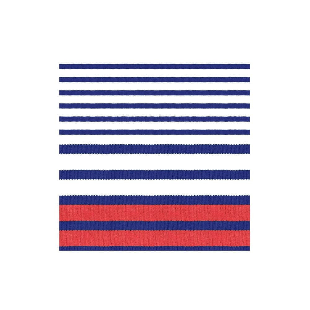 Caspari Breton Stripe Paper Cocktail Napkins in Blue - 20 Per Box - 2 Packages | Amazon (US)