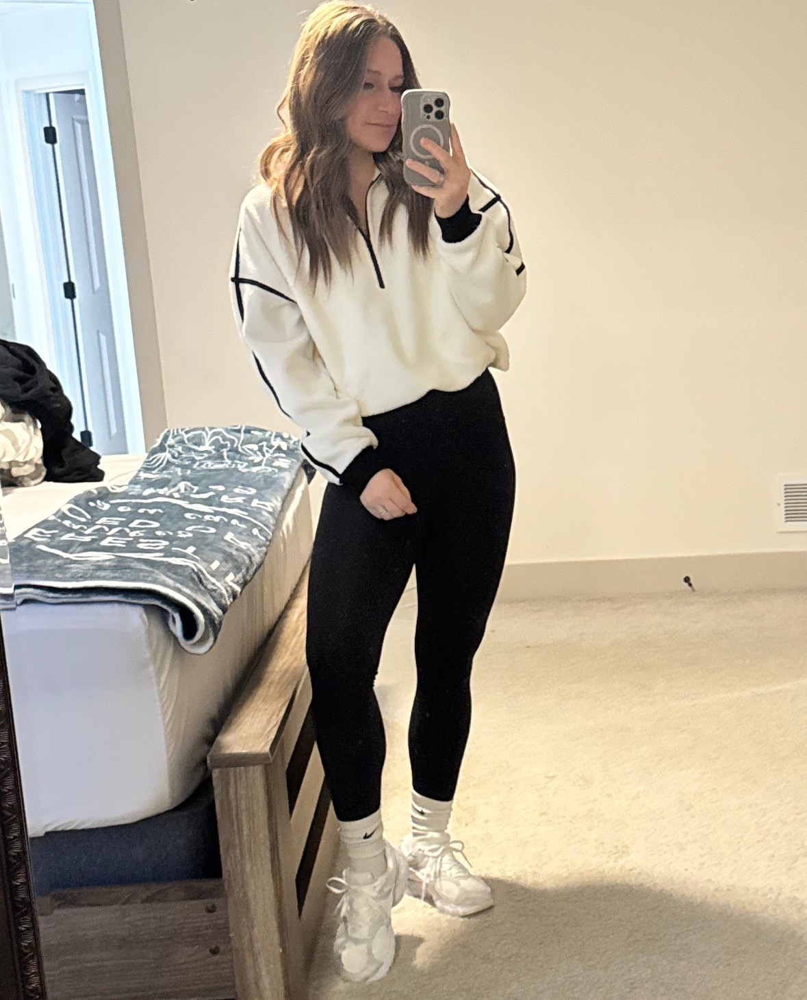 This pullover is so perfect! It’s soft, cozy, and thw price is a fraction of the FP one! I teeter between a small and medium and went with the medium. I like my sweatshirts more oversized than tighter fitting! 

#LTKSaleAlert #LTKootd