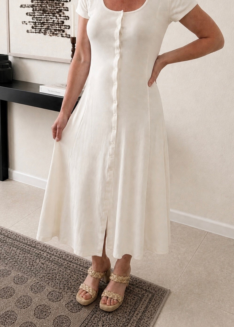 ✨ under $30 dress find

just found this ribbed midi dress and it’s such an easy everyday dress 🤍

✔ under $30
✔ 2 color options
✔ soft ribbed material (so comfortable)
✔ flattering button-front + midi length

it’s one of those throw-on-and-go dresses that still looks put together — works with sandals, sneakers, or heels

wearing this one on repeat lately 🙌

#ltkstyle #ltkunder50 

#LTKActive #LTKMothersDay #LTKmomlife