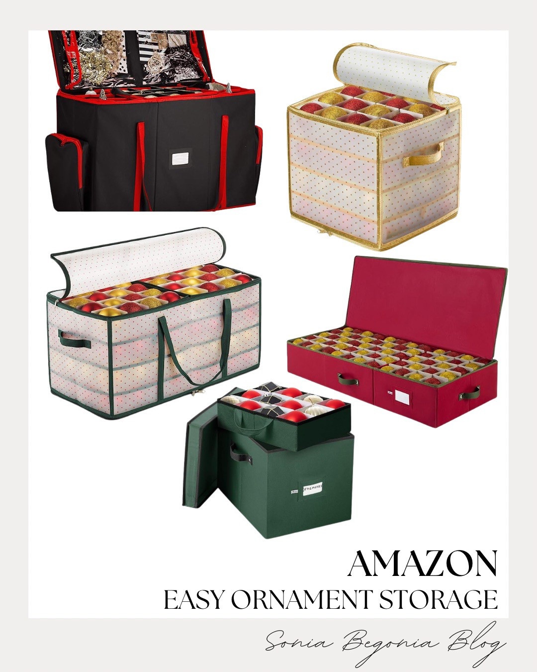 HOLIDAY STORAGE: Ornaments, Tinsel, & Organized Traditions! 🎄

Embrace the post-holiday season with this perfectly balanced organization solution! ✨

We are obsessed with the statement pieces: heavy-duty ornament storage boxes in festive forest green, deep red, and classic black, featuring adjustable dividers to keep your baubles safe. Balance your seasonal collection with a variety of storage styles, including multi-tier chests and slim under-bed containers. Finish the look with smart, functional details: reinforced carrying handles for easy transport, secure zipper closures, and clear ID tag windows for effortless labeling!

#HolidayOrganization
#ChristmasStorage
#OrganizationHacks
#OrnamentStorage
#PostHolidayCleanup
#HomeOrganization
#ChristmasDecor
#StorageSolutions
#AmazonFinds
#HolidayCleanUp
#Decluttering
#LTKHome
#LTKUnder50
#GetOrganized
#HomeHacks


#LTKHome #LTKFindsUnder50 #LTKHoliday