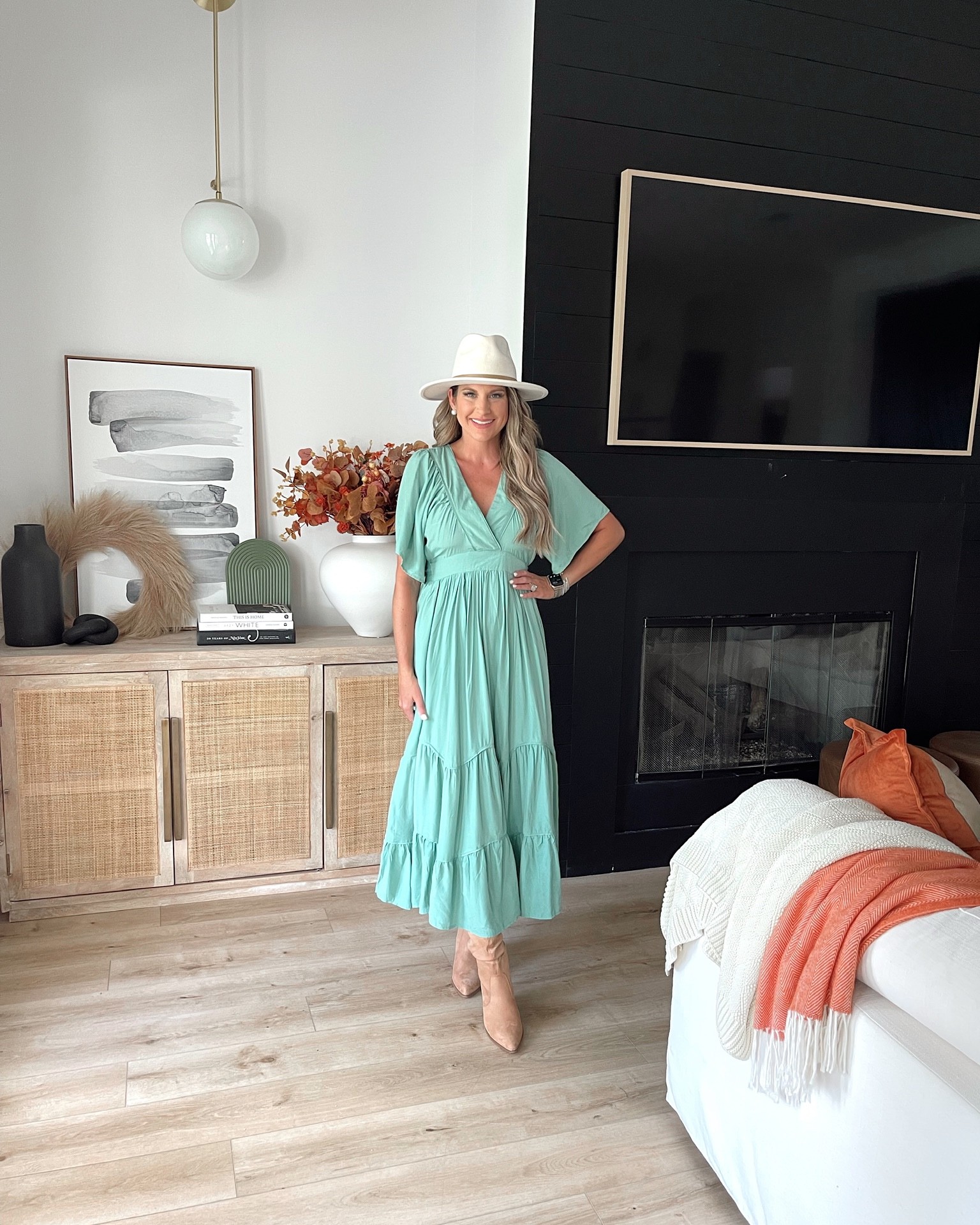 In a small maxi for fall from Amazon- fits TTS.

#LTKunder50 #LTKstyletip #LTKSeasonal