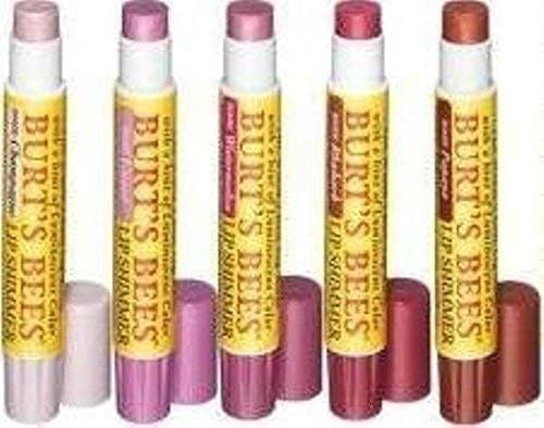 Burt's Bees Beeswax Shimmer Lip Balm in 5 Assorted Shades | Amazon (US)