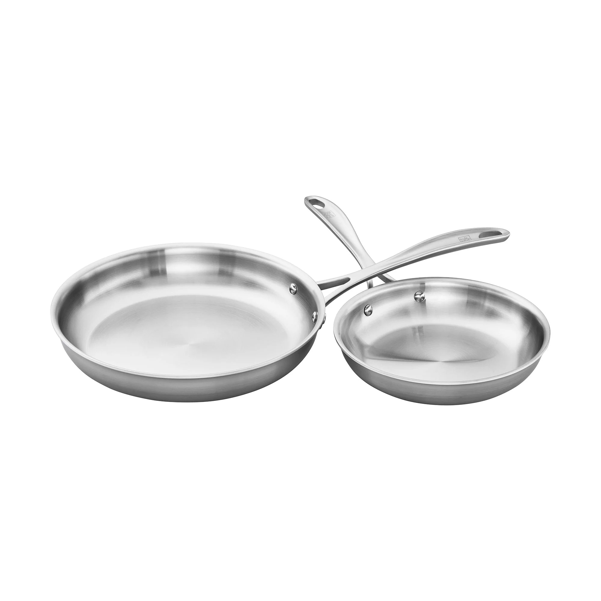 Zwilling Spirit 3-ply 2-Piece Stainless Steel Fry Pan Set | Sabavi Home