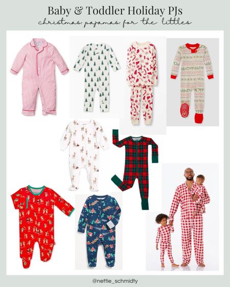 Baby and toddler holiday pajamas. I’ve rounded up some of my favorite holiday prints for baby and toddler pjs, sleep and plays, separates, and onesies. 

Holiday pjs are so fun during the days leading up to christmas for family movie nights, decorating the Christmas tree, holiday photo shoots and just cozy lounging around the house. 🎄❤️💚

#LTKbaby #LTKkids #LTKHoliday