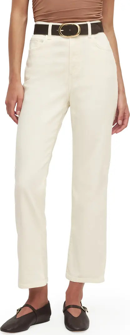 The Valentina Super High Waist Straight Leg Jeans | Nordstrom