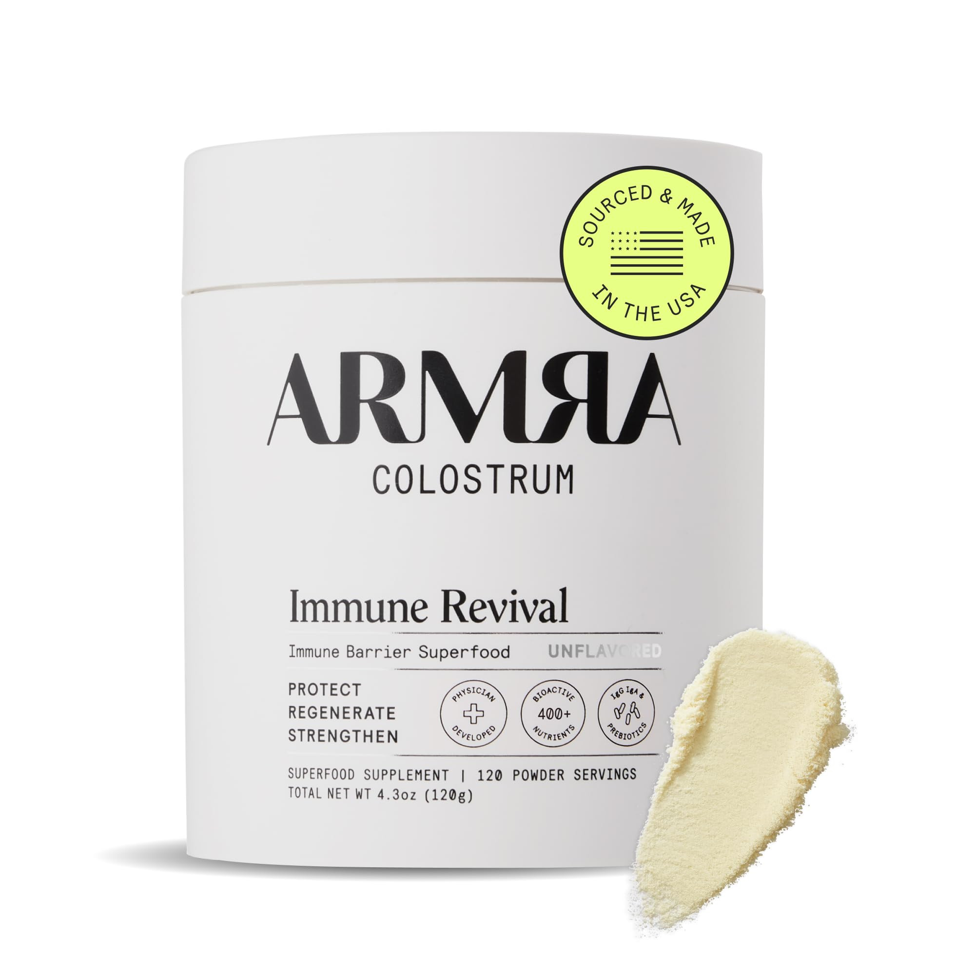 ARMRA Colostrum™ Premium Powder, Grass Fed, Gut Health Bloating Immunity Skin & Hair, Contains ... | Amazon (US)