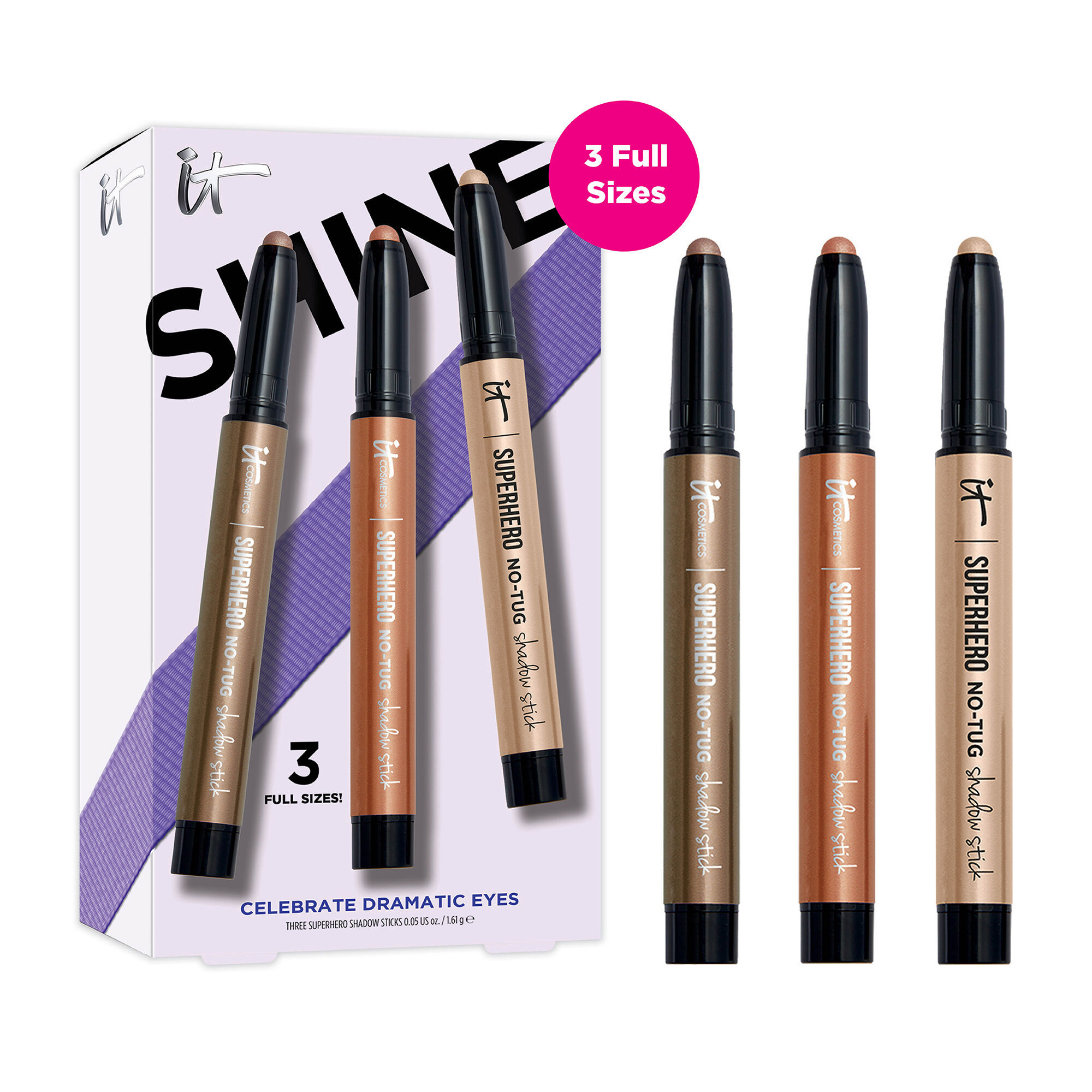 Celebrate Sparkle & Shine Eyeshadow Stick Trio | IT Cosmetics (US)