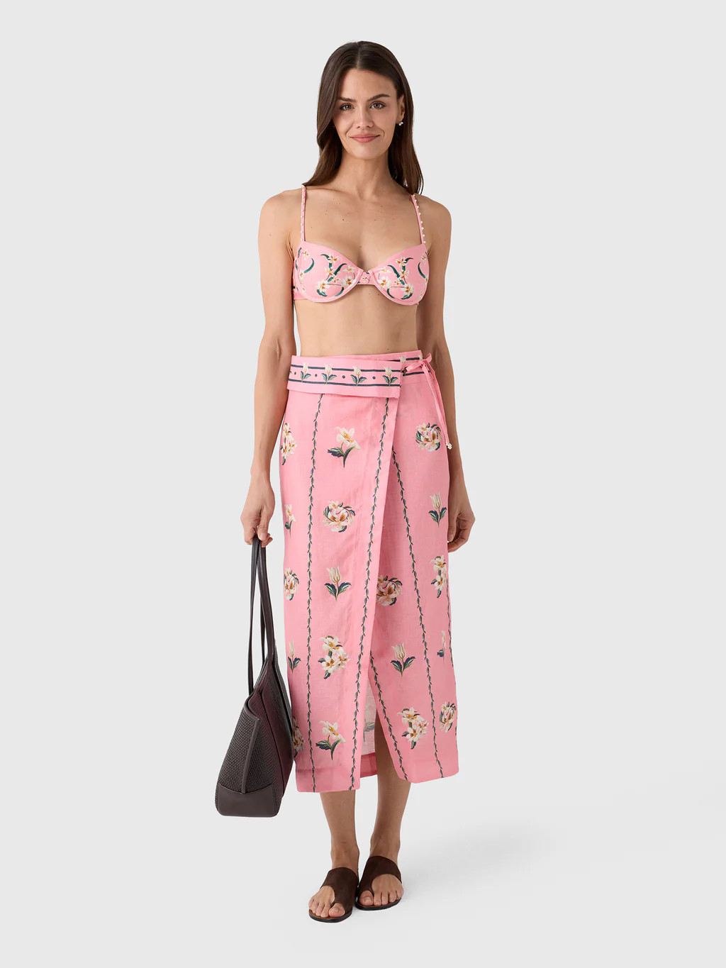 Agua By Agua Bendita Women's Tierra Promesa Midi Pareo | Saint Bernard
