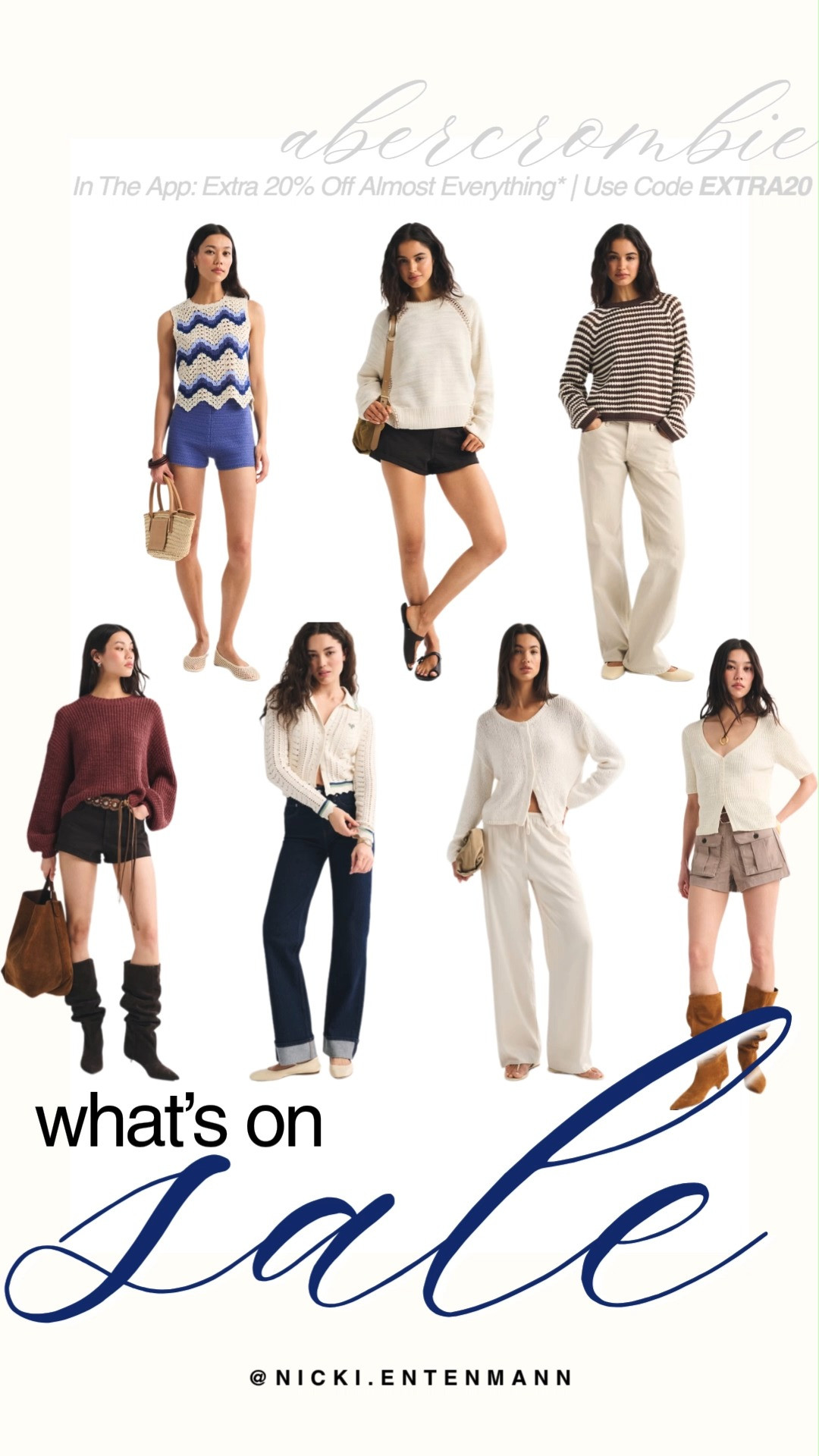 Take advantage of the Abercrombie app exclusive to save an extra 20% off almost everything with code EXTRA20. This curated sale features transitional staples like cozy knit sweaters, versatile denim, and chic cargo shorts perfect for your everyday wardrobe. These high quality pieces offer the perfect blend of comfort and style for your upcoming seasonal looks. Shop the full collection in the app now to secure these trending styles while the discount and inventory last.

#abercrombie #abercrombiehaul #salealert #springfashion #abercrombiestyle #dealsandsteals #staplepieces #appexclusive #springstyle #shoppinghaul 

 #LTKMothersDay #LTKootd #LTKSaleAlert