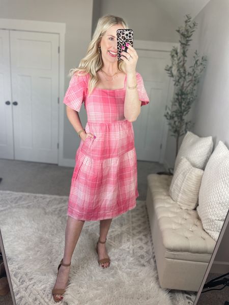 Weekend Walmart wins try on
Pink plaid midi dress- small

#LTKstyletip #LTKunder50