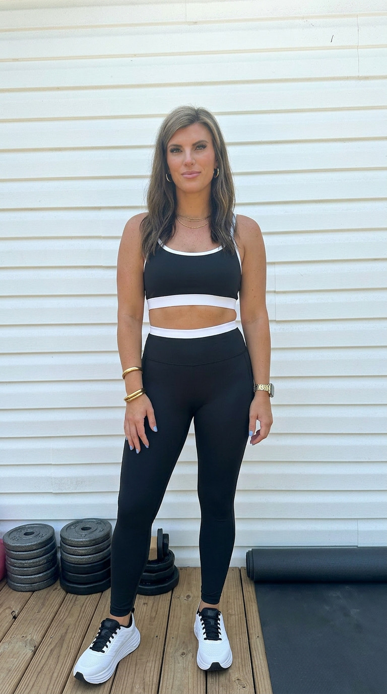 Athletic workout set from Amazon and it’s giving elevated sporty chic 🖤✨

Amazon activewear, workout set women, black leggings set, Amazon gym outfit, two piece activewear set, high waisted leggings, sports bra set, affordable athleisure, Pilates outfit, gym girl outfit, fitness fashion, sporty chic outfit, Amazon workout clothes, matching gym set, athletic wear women

#LTKootd #LTKfitnessgoals #LTKActive
