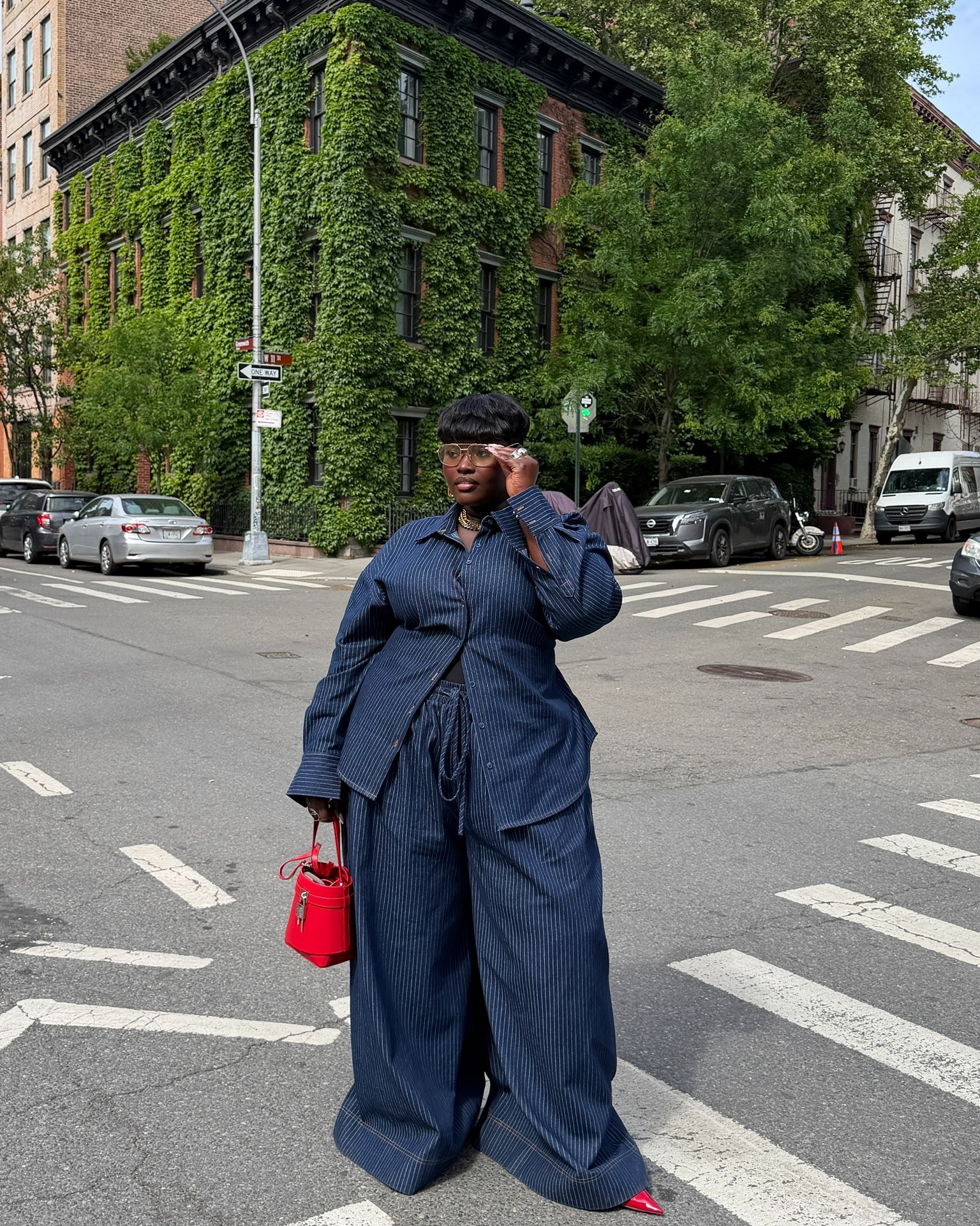 Denim two piece look ❤️ 

(Plus size fashion, plus size two piece sets, Plus size denim style)

#LTKPlusSize #LTKTall