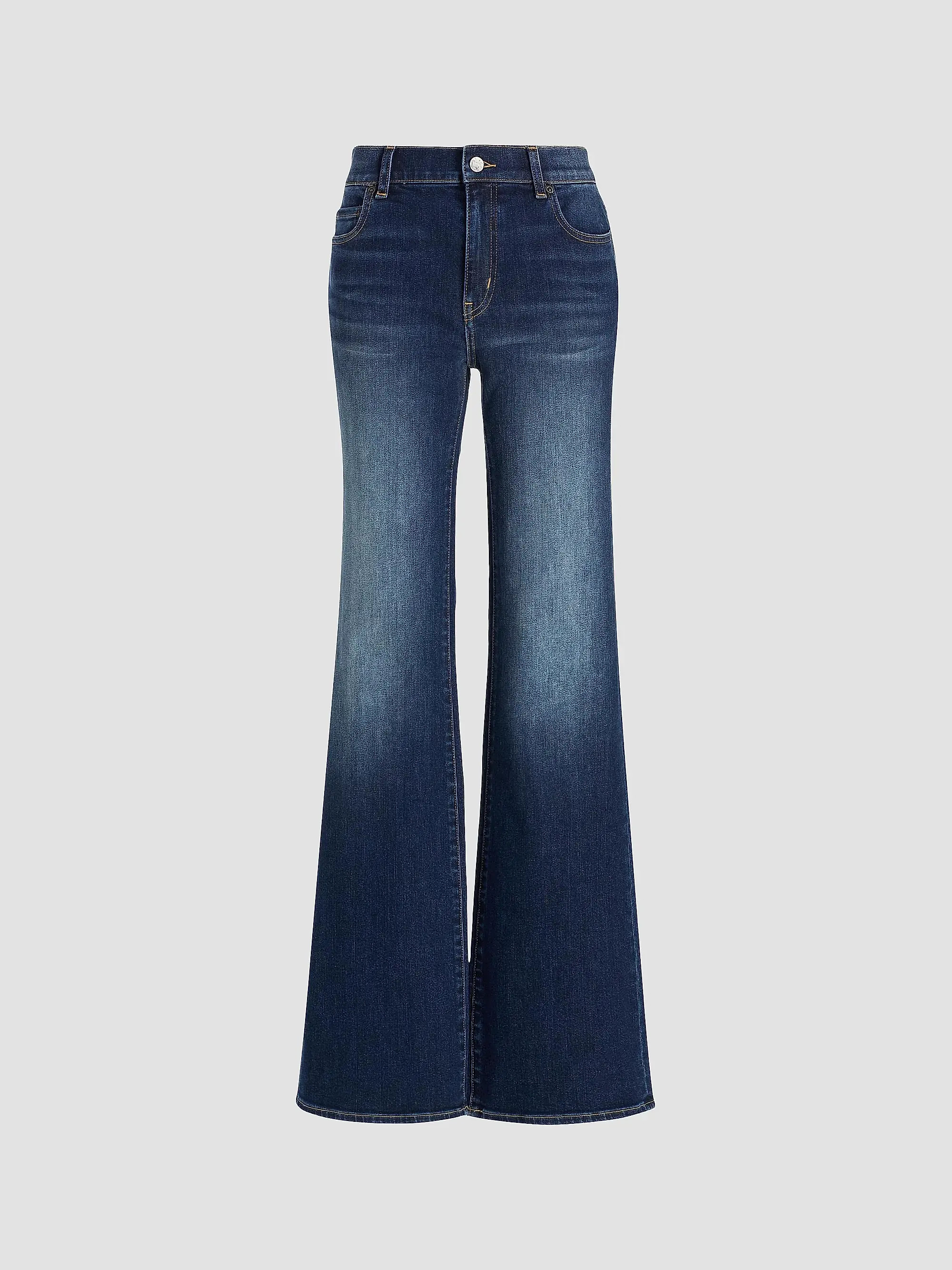 Eden Denim Low-Rise Flared Jeans | Saks Fifth Avenue