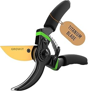 Ultra Sharp Japanese Steel Pruning Shears - Cuts 3X Easier, Weak Hand Arthritis Clippers, Rust-Re... | Amazon (US)