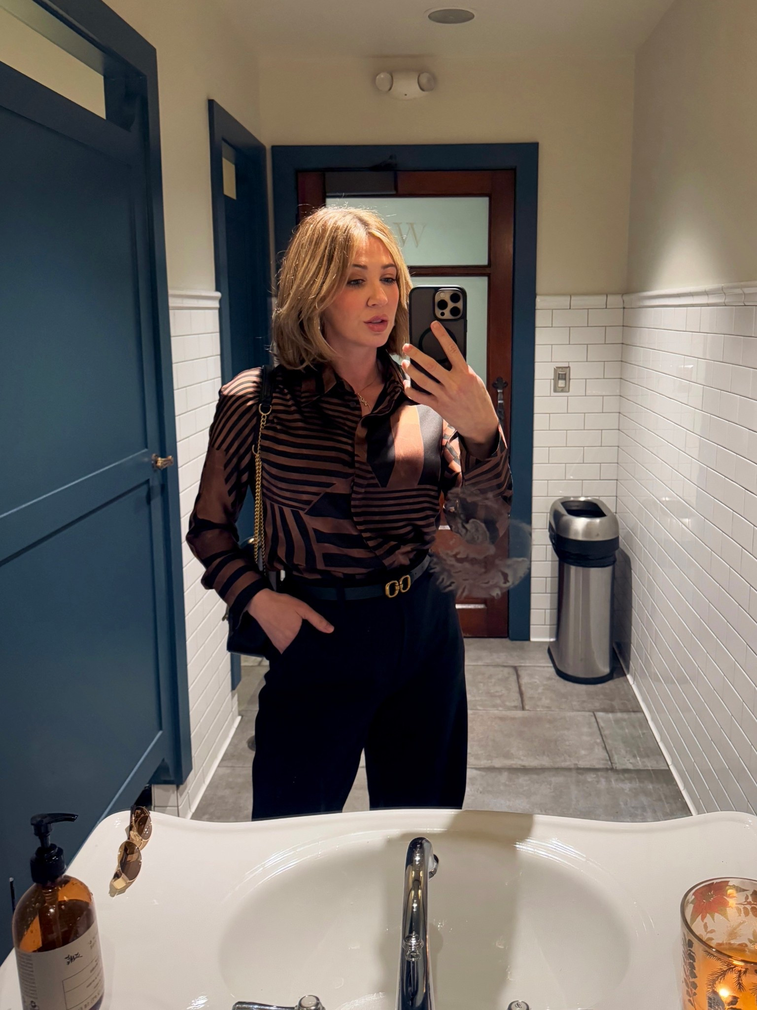 Wearing size 6 in top, medium 31” inseam in pants 

#LTKWorkwear #LTKStyleTip