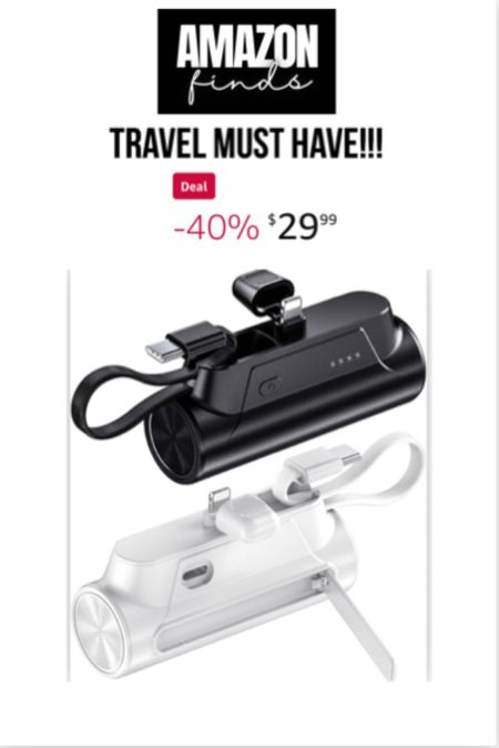 Travel must have!
Portable slim power bank charger

#LTKtravel #LTKFind #LTKsalealert