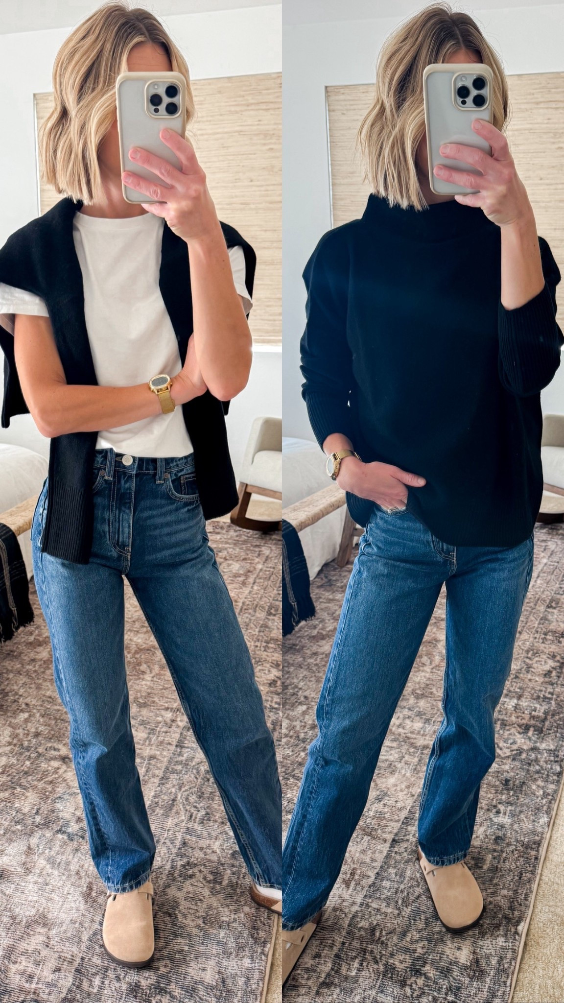 Mom Fit
Straight Jeans
High Rise Jeans
White T-shirt
White Tee
Fall sweater
Birkenstocks dupe
Quince
Amazon
Target 
Pumpkin Patch
Pumpkin Patch outfit
Fall look
Fall outfit
Clog Mule
Birkenstocks Dupe
Watch
Classic outfit
Pumpkin Patch
Fall look
Fall outfit


#LTKShoeCrush #LTKStyleTip #LTKFindsUnder100