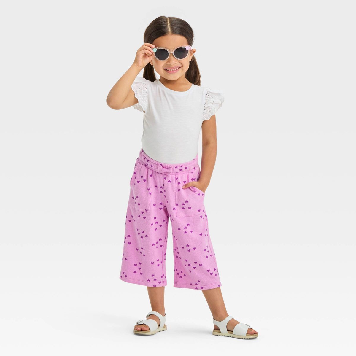 Toddler Girls' Eyelet Top - Cat & Jack™ | Target