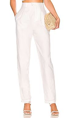L'Academie The Alaina Pant in White from Revolve.com | Revolve Clothing (Global)