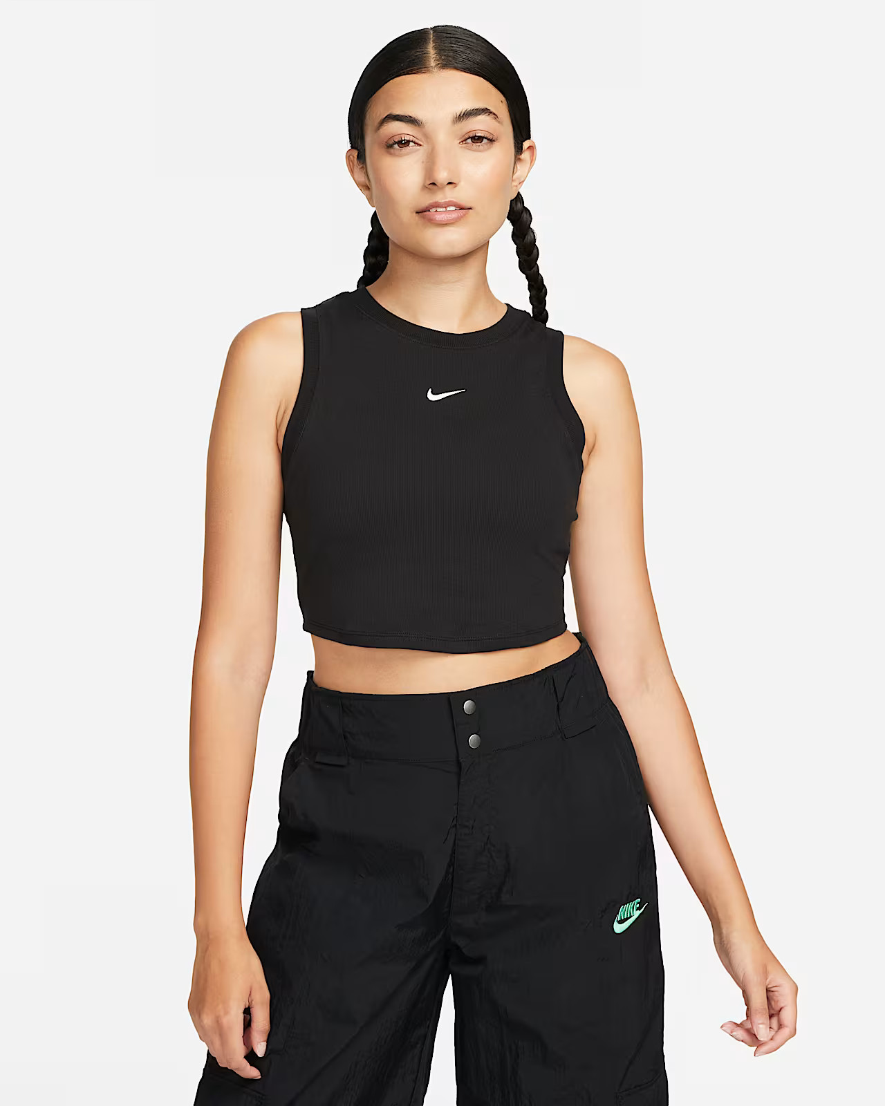 Nike Sportswear Chill Knit Women's Tight Cropped Mini-Rib Tank Top. Nike.com | Nike (US)