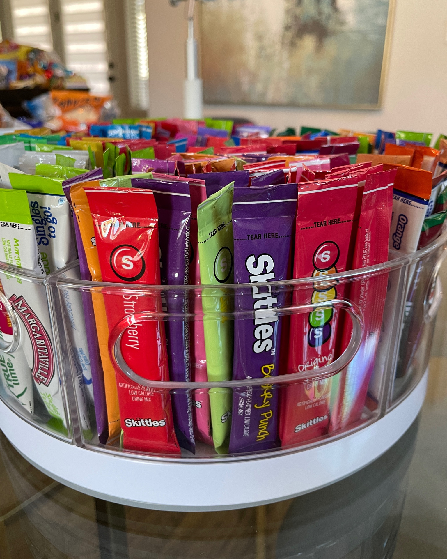 I’ve gotten a lot of questions about the spinner that I has my water flavor packets in. It had removable containers, which is great when I want to organize my water flavor packets  

#LTKhome #LTKGiftGuide #LTKfindsunder50