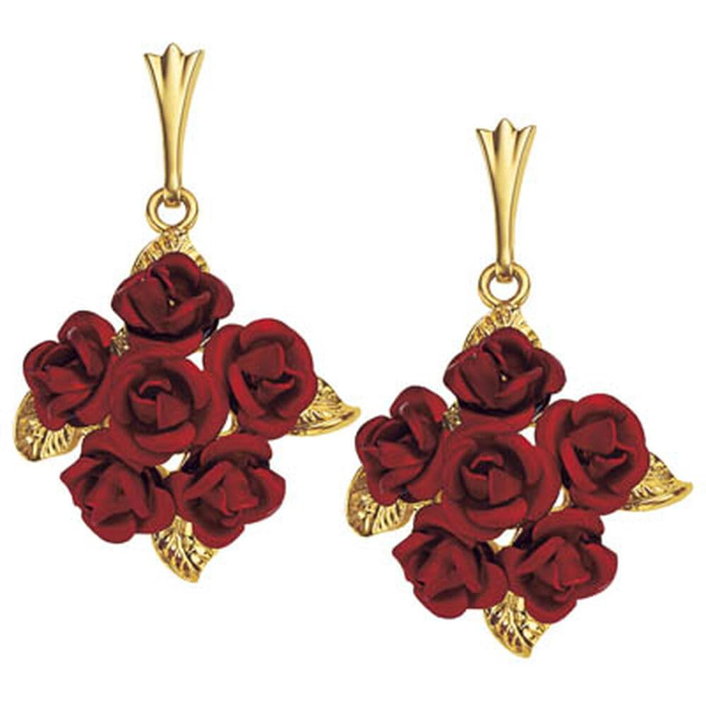 A Dozen Roses Earrings - Rose Earrings - Rose Gifts for Women - Rose Jewelry for Her #8355-0053 | Amazon (US)